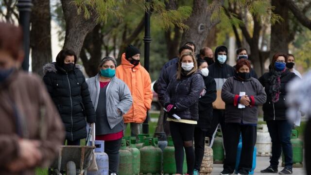 Los vecinos pueden acceder a garrafas de 10 kilos a precio subsidiado.