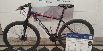 Tres Arroyos: Recuperan bicicleta robada