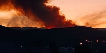 El Incendio comenzó en la zona de Candonga, cerca del Camino del Cuadrado. (Bomberos de Salsipuedes)