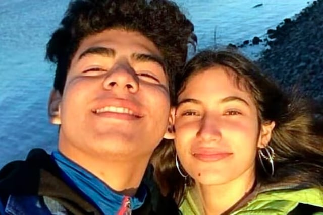 Fernando Báez Sosa y Julieta Rossi durante uno de sus románticos encuentros.