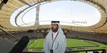Nasser Al-Khater, presidente del comité organizador del Mundial de Qatar.