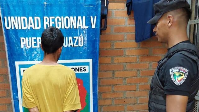 Detienen a un joven por el robo de un teléfono celular en Wanda.