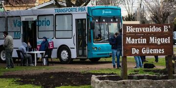 El vacunatorio móvil estuvo en el Barrio Guemes