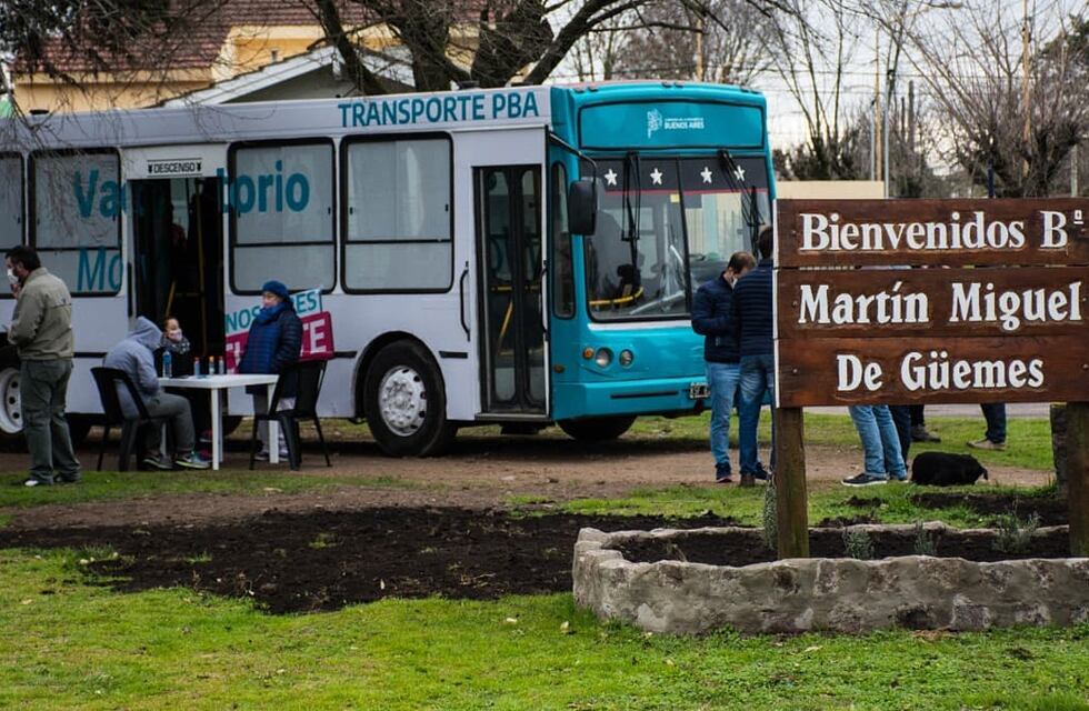 Vacunatorio móvil: inocularon a 213 vecinos en cinco jornadas