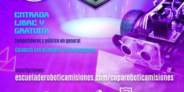 La tercera fecha de la Copa Robótica se hace en junio en Eldorado
