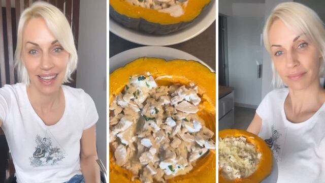 El zapallo relleno de Ingrid Grudke.