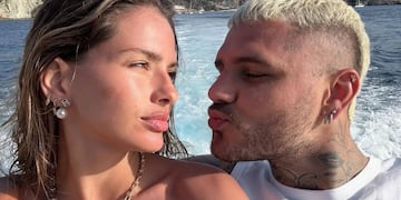 China Suárez y Mauro Icardi en Ibiza (Instagram)