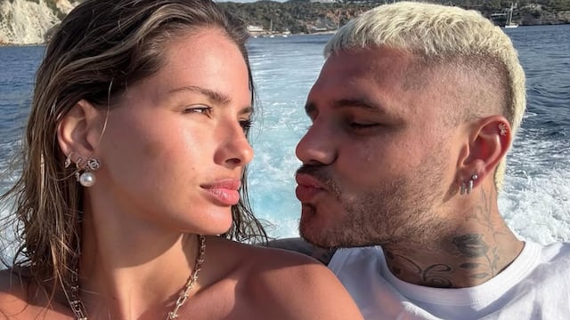 China Suárez y Mauro Icardi en Ibiza (Instagram)