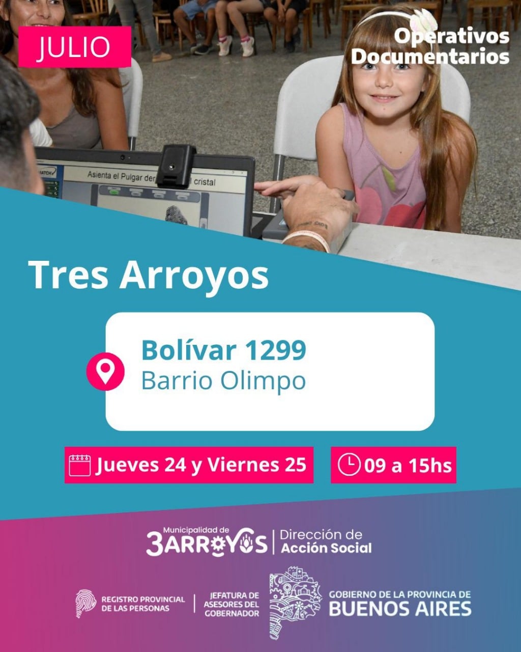 Operativo DNI en Barrio Olimpo