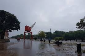 Una fuerte tormenta en Gualeguaychú. Foto archivo.