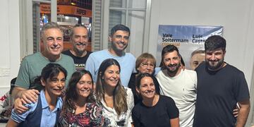 Festejos en el PJ tras la victoria de Valeria Soltermam