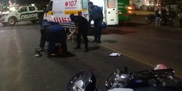 Accidente en Av. Libertador Gral. San Martín & Av. Quaranta de Posadas
