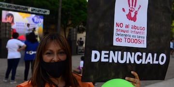 Marcha contra el abuso sexual infantil.