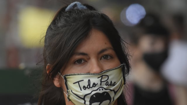 Mendoza 06 de marzo 2021 
Personas con tapabocas en epoca de pandemia
Foto: José Gutierrez / Los Andes