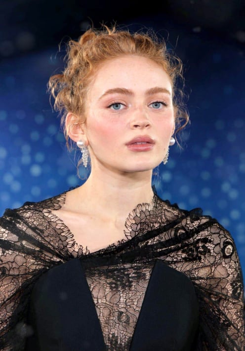Sadie Sink, la actriz de Stranger Things, brilló en la alfombra roja con un look delicado y muy audaz