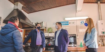 El secretario de Economía y Finanzas recorrió los talleres de formación laboral