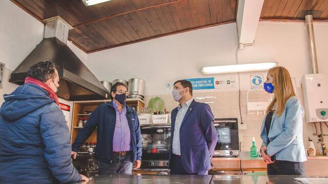 El secretario de Economía y Finanzas recorrió los talleres de formación laboral