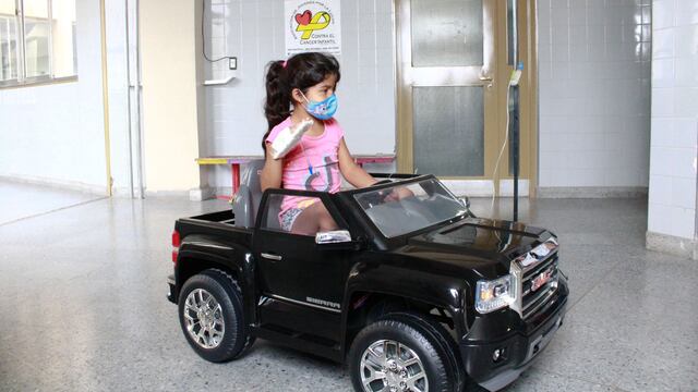 El vehículo a control remoto que donó la asociación Cuento con Vos al hospital sanrafaelino.