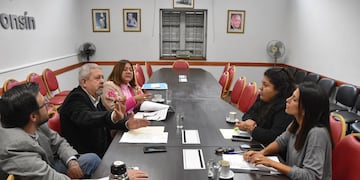 Reunida en el salón "Presidente Raúl Alfonsín" de la Legislatura, la comisión de Finanzas emitió despacho para un proyecto orientado a materializar la obra "Intercambiador Ruta Nacional n° 66 - Av. Intersindical".