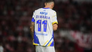 Angel Di María, figura contra Instituto (José Gabriel Hernández / La Voz).