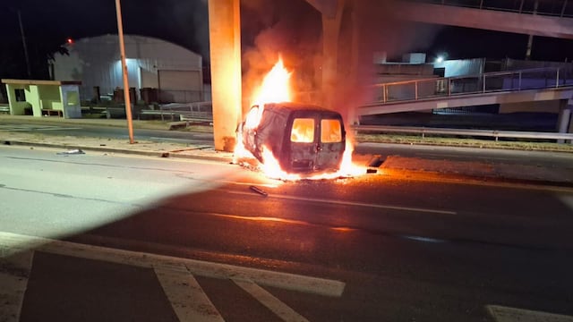 Chocó contra una columna y falleció. (Foto: Policía de Córdoba)