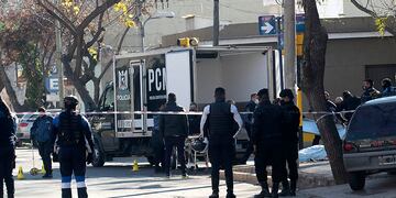 Un agente policial murió en la esquina de Lavalle y Beltrán de Godoy Cruz. Imagen ilustrativa.