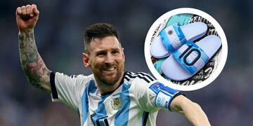 Vestir como campeón: cuánto cuestan, dónde se venden y la historia detrás de “las ojotas de Messi”.