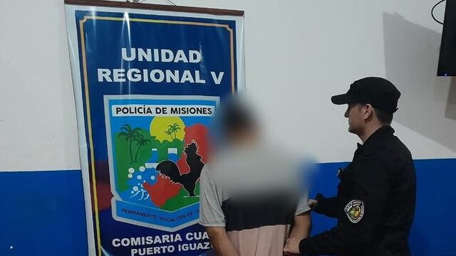 Un joven fue detenido sospechado de varios robos en Puerto Iguazú.