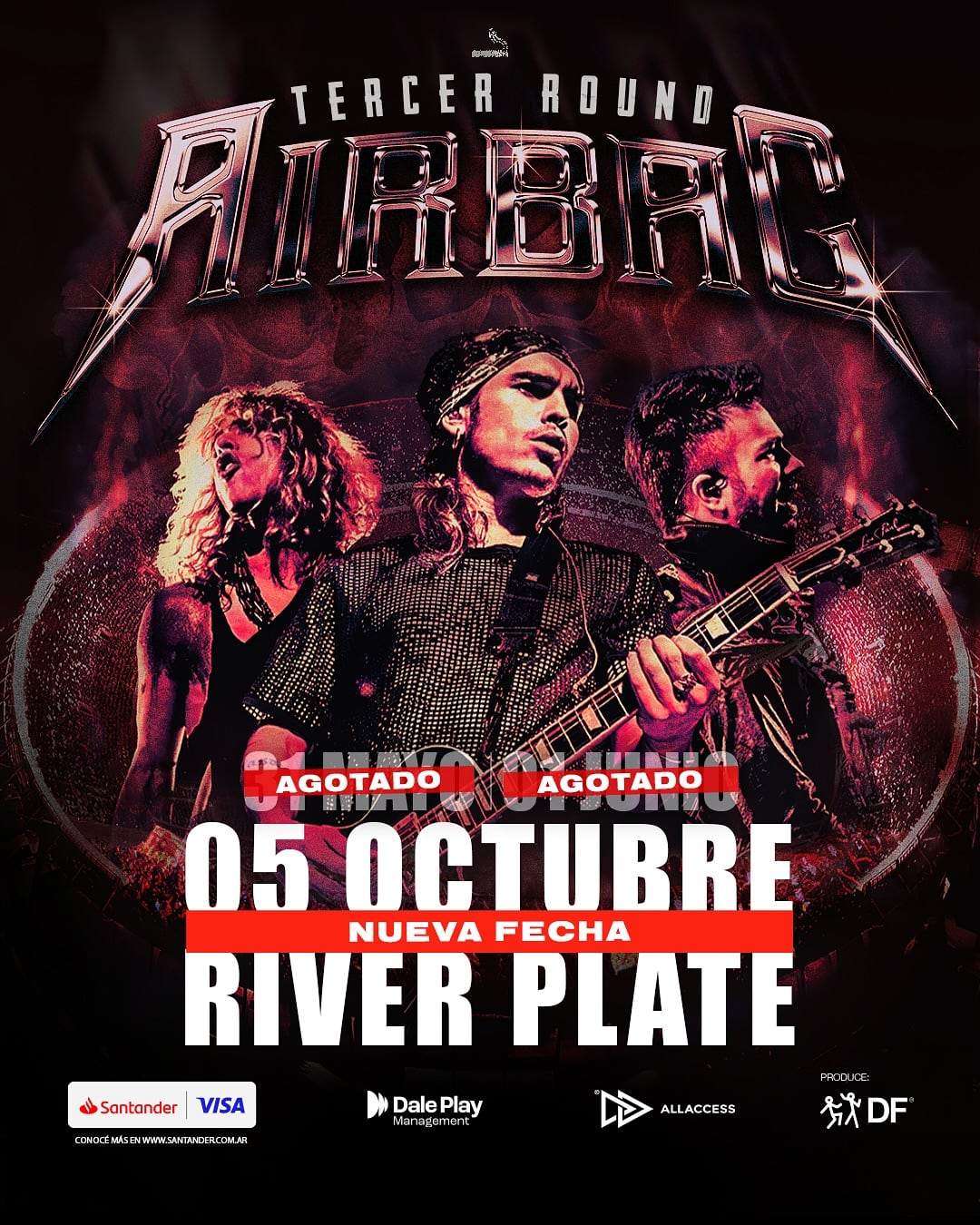 Airbag anunció otro show en River para octubre 2025: precios de entradas y dónde comprar