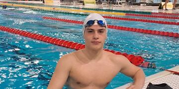 Fabricio Grumelli natación Arroyito