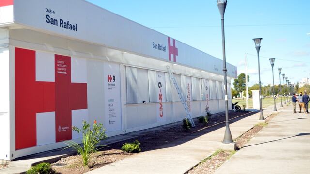 El centro modular sanitario de San Rafael.