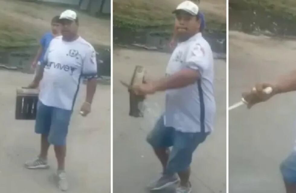 Discutieron por el tránsito en Florencio Varela y le reventó el parabrisas con un cajón de verduras