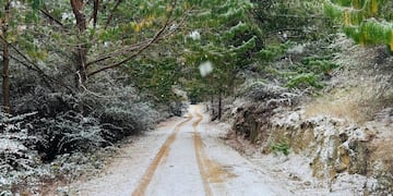 La Cumbrecita sorprendió y se tiñó de blanco en las vacaciones de invierno en Córdoba. (La Voz / Ilustrativa)