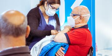 Vacunación contra el Covid-19 en Tierra del Fuego.