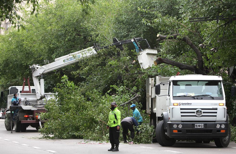 Realizaron alrededor de 100 intervenciones por las lluvias en Mendoza