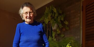 Onorina de Tagliaferro vive en Río Tercero, desde 1933.