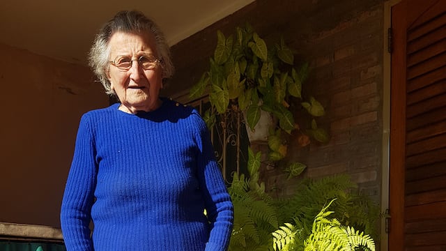 Onorina de Tagliaferro vive en Río Tercero, desde 1933.