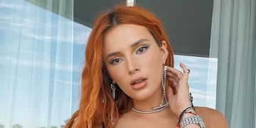 Sensual y elegante: Bella Thorne posó con sus accesorios preferidos y cautivó a todos.