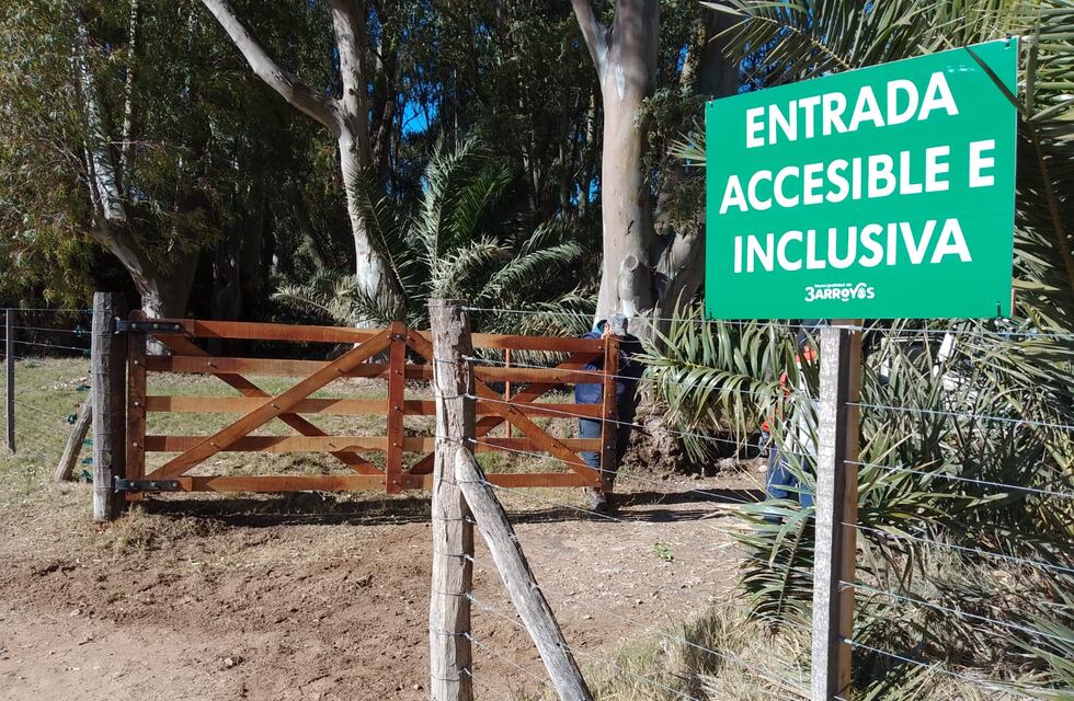 Desde el sábado: nueva entrada vehicular accesible e inclusiva en el Parque Cabañas de Tres Arroyos