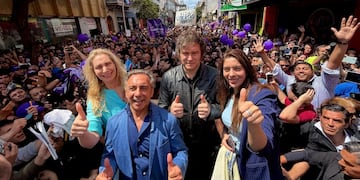 Javier Milei encabezó actos en diferentes provincias y llega a Córdoba este martes 21 de octubre. (Gentileza)