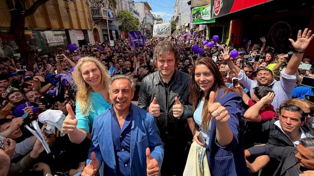 Javier Milei encabezó actos en diferentes provincias y llega a Córdoba este martes 21 de octubre. (Gentileza)