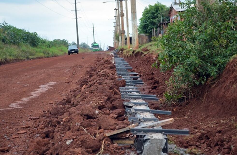 Avanzan las obras en el barrio Giovinazzo de Posadas