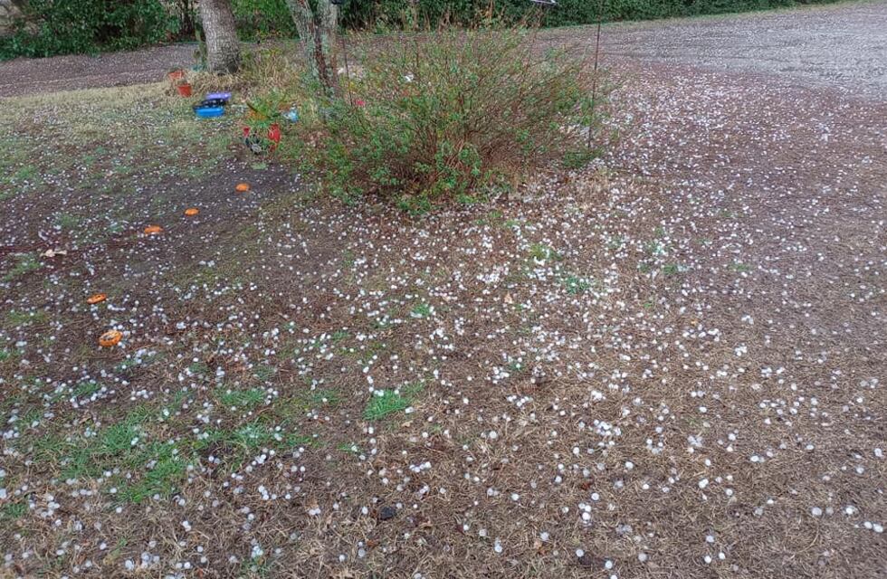 En fotos: la caída de granizo en el interior de Córdoba