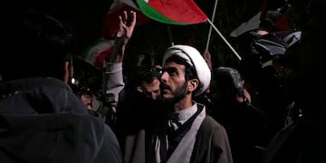 Manifestación en Irán, días atrás (AP Foto/Vahid Salemi)
