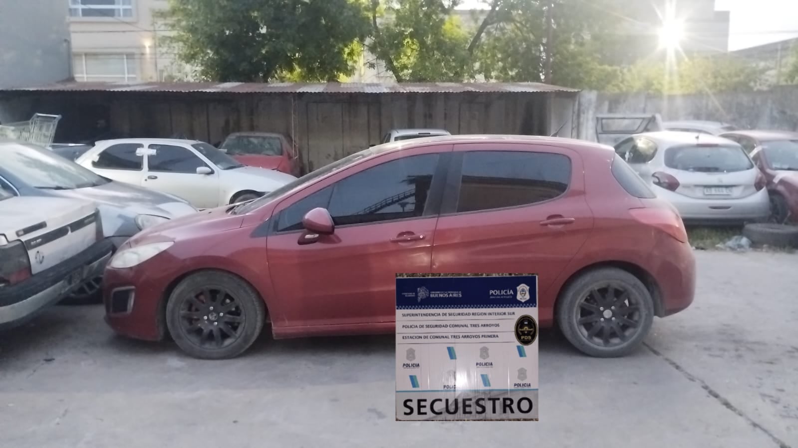 Allanamiento positivo por robo en Tres Arroyos