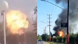 Explosión en una envasadora de garrafas en San Juan