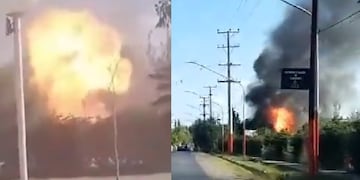 Explosión en una envasadora de garrafas en San Juan