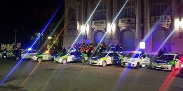 Plan de seguridad nocturna en Avenida Alem