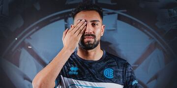 Erik Godoy fue oficializado como el segundo refuerzo del Pirata (Prensa Belgrano)
