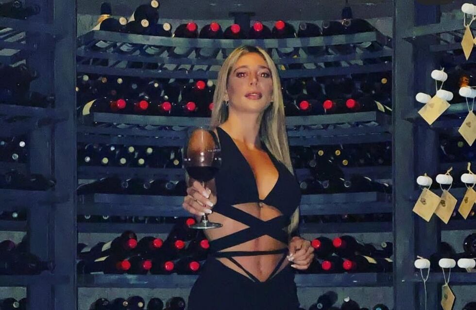 Sol Pérez está de visita en Mendoza junto a su novio por la inauguración de un gimnasio